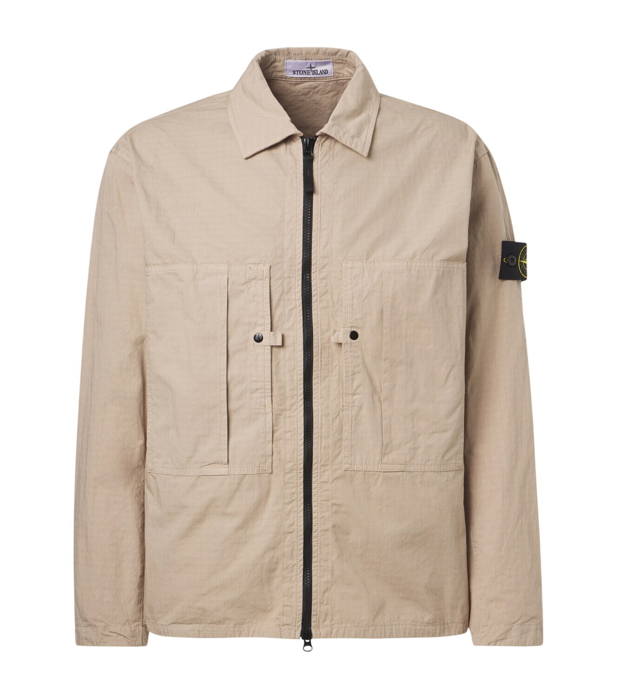 Stone Island Tela Smerigliata Hooded Shirt Jacket Stone Island