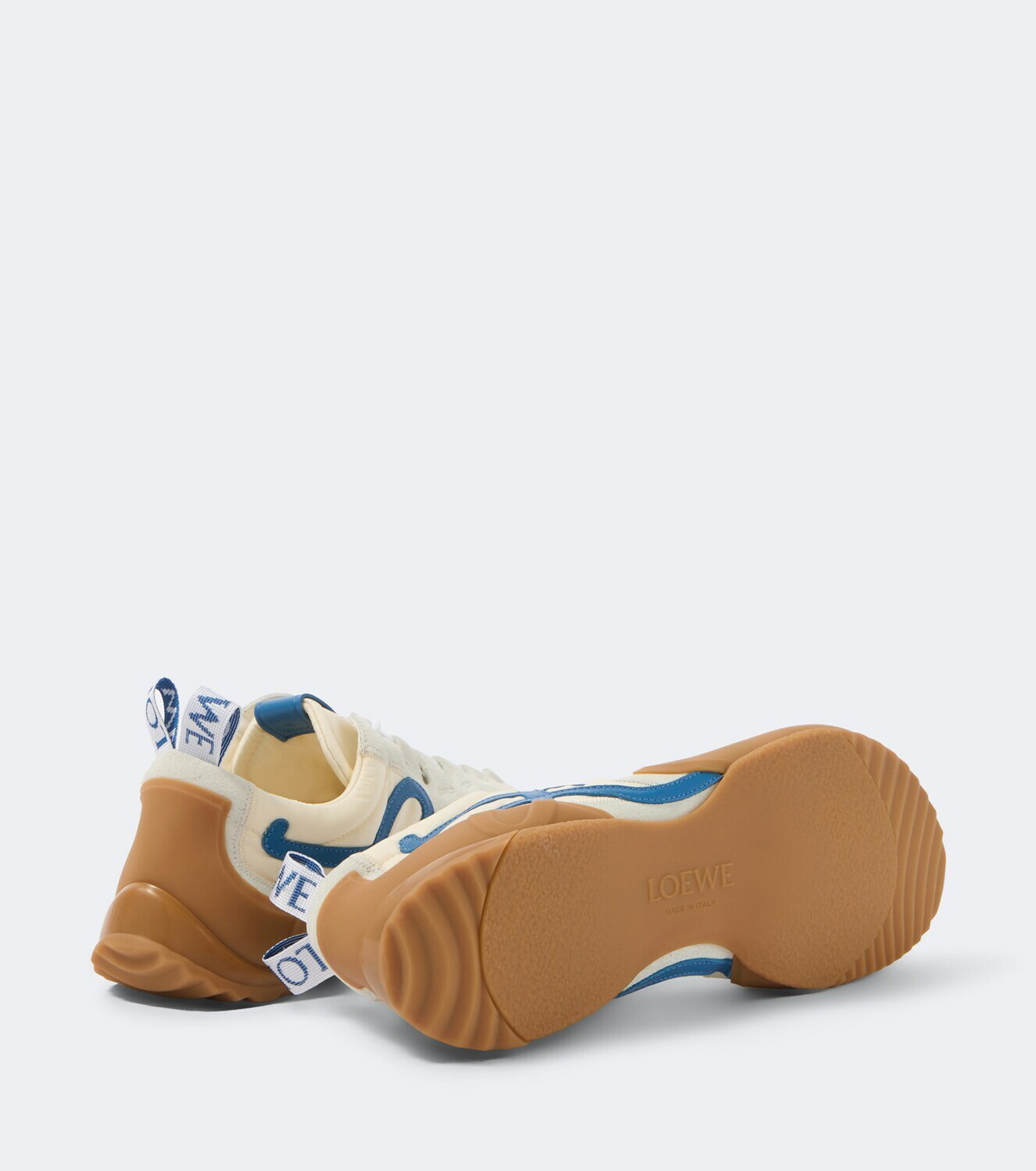 Loewe Grip Anagram suede-trimmed sneakers