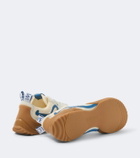 Loewe Grip Anagram suede-trimmed sneakers