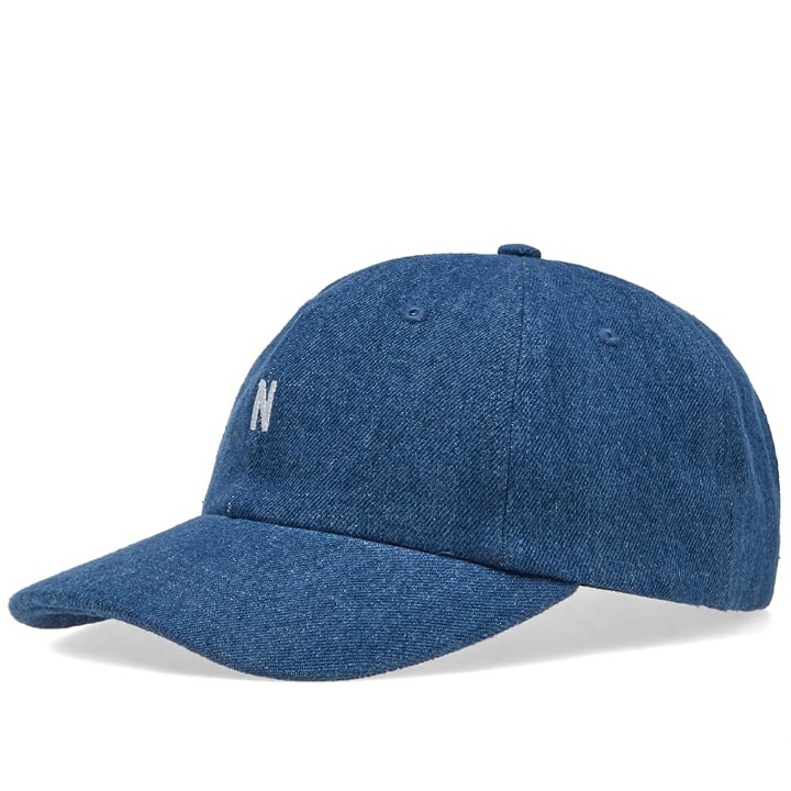 Photo: Norse Projects Denim Sports Cap Stone Wash