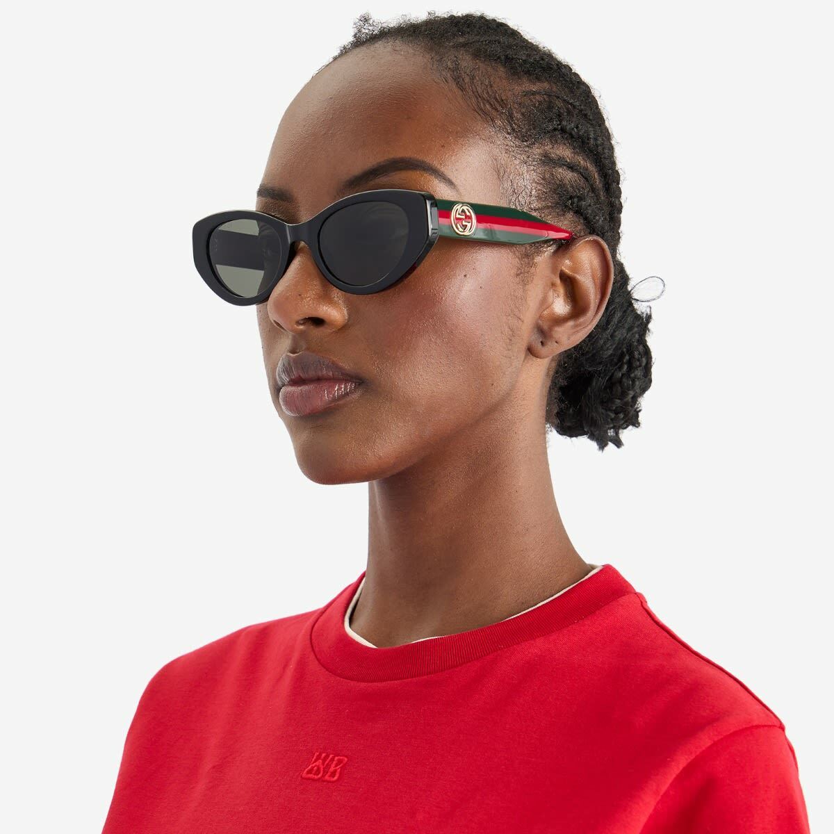 Gucci Women's GG1862S Sunglasses in Black/Grey 