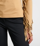 Goldbergh Whisper studded fringed ski top