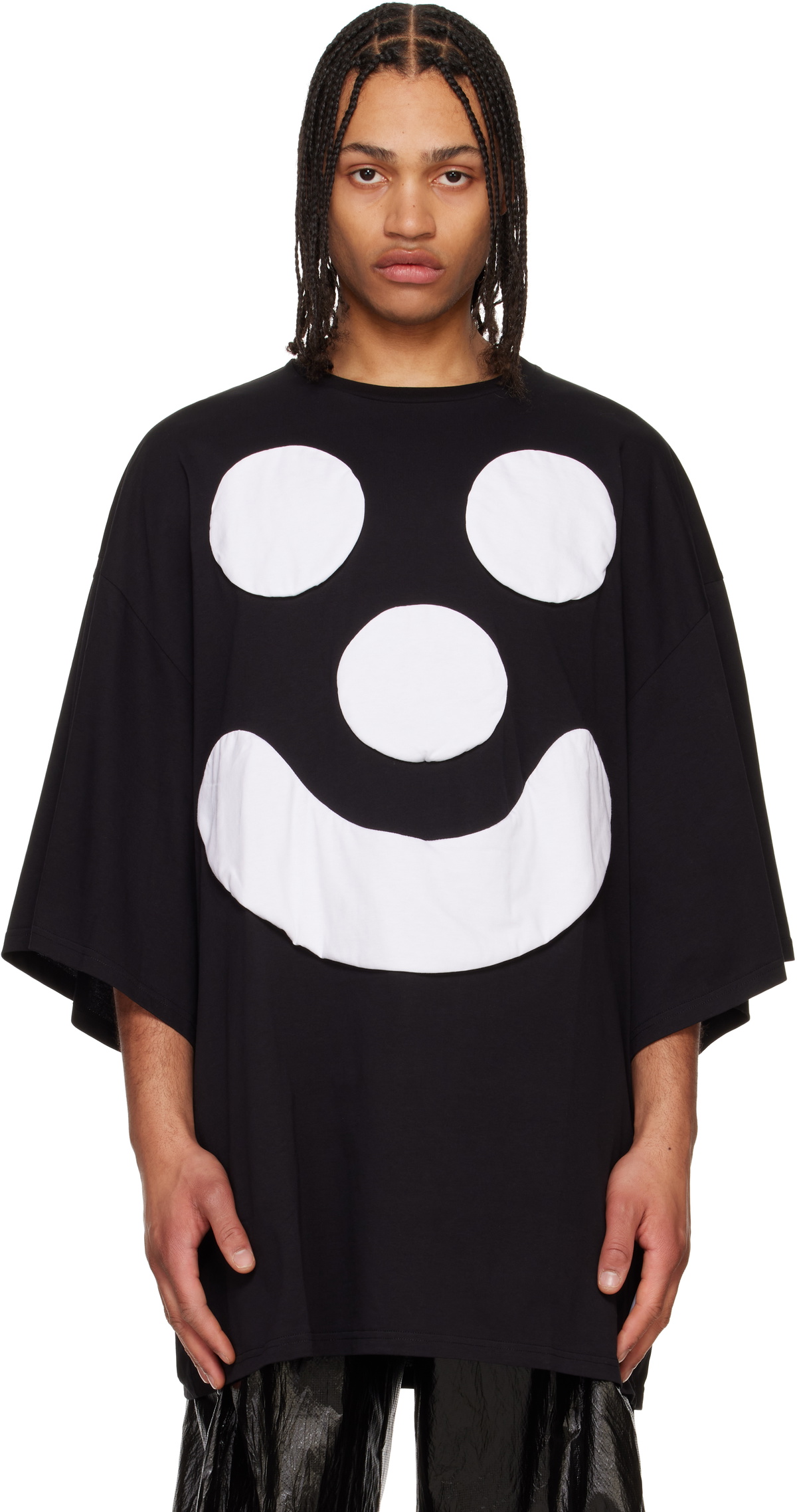 Walter Van Beirendonck Black Smile T-shirt Walter Van Beirendonck