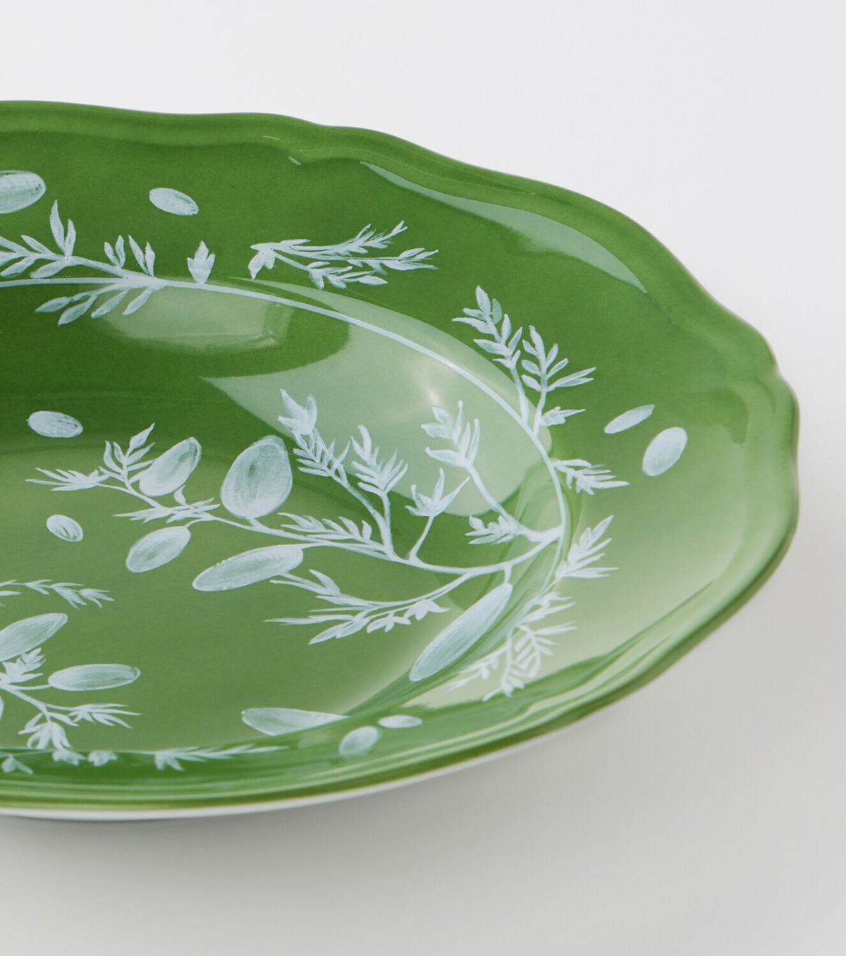 Cabana x Ginori 1735 porcelain soup plate