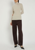 Varley Ravena Ribbed Knit top Cream