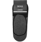 Hugo Boss - Stretch Cotton-Blend No-Show Socks - Black