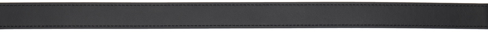 Kenzo Black Kenzo Paris Buckle Western Leather Belt