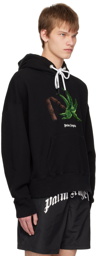 Palm Angels Black Broken Palm Hoodie