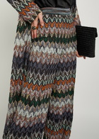 Missoni Chevron Fine-knit Wide-leg Trousers Multicoloured