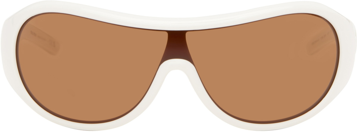 Miu Miu Eyewear White Ivresse Sunglasses