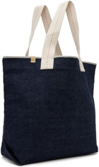 visvim Indigo Medium Comber Denim Tote