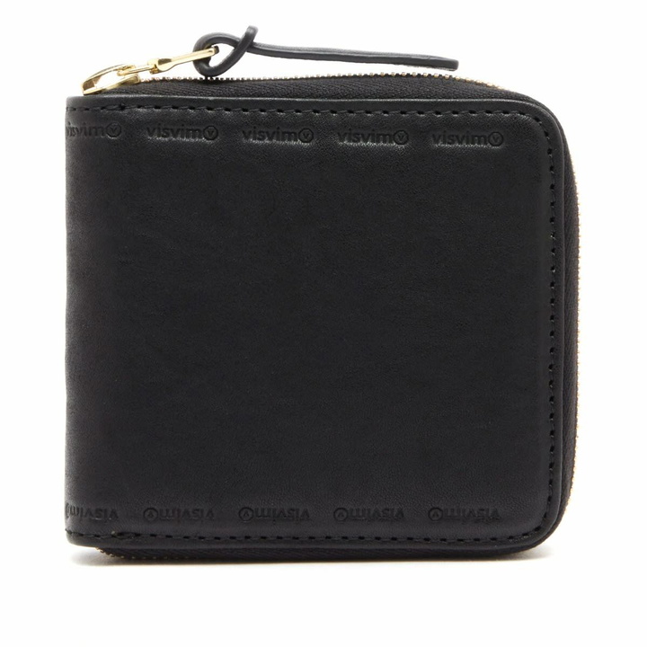 Visvim Black Folie Zip Wallet Visvim