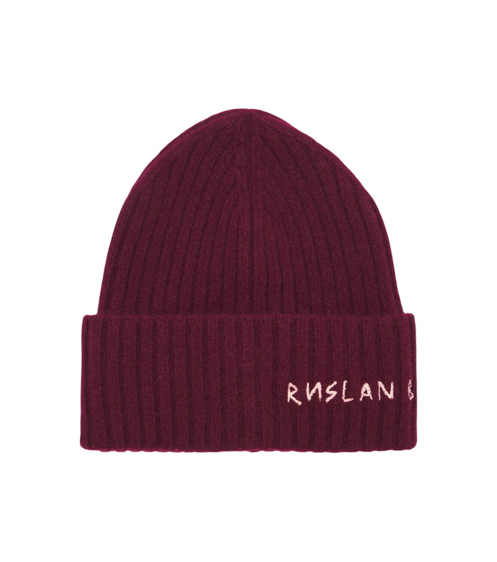 Photo: Ruslan Baginskiy Logo ribbed-knit cashmere beanie