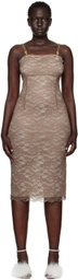 Poster Girl Taupe Blair Midi Dress