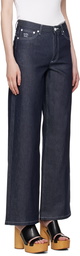 A.P.C. Indigo Katie Holmes Edition Elisabeth Jeans