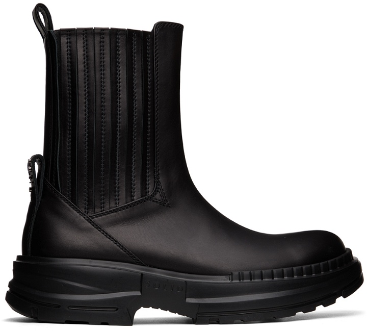 Photo: Solid Homme Black Chelsea Boots