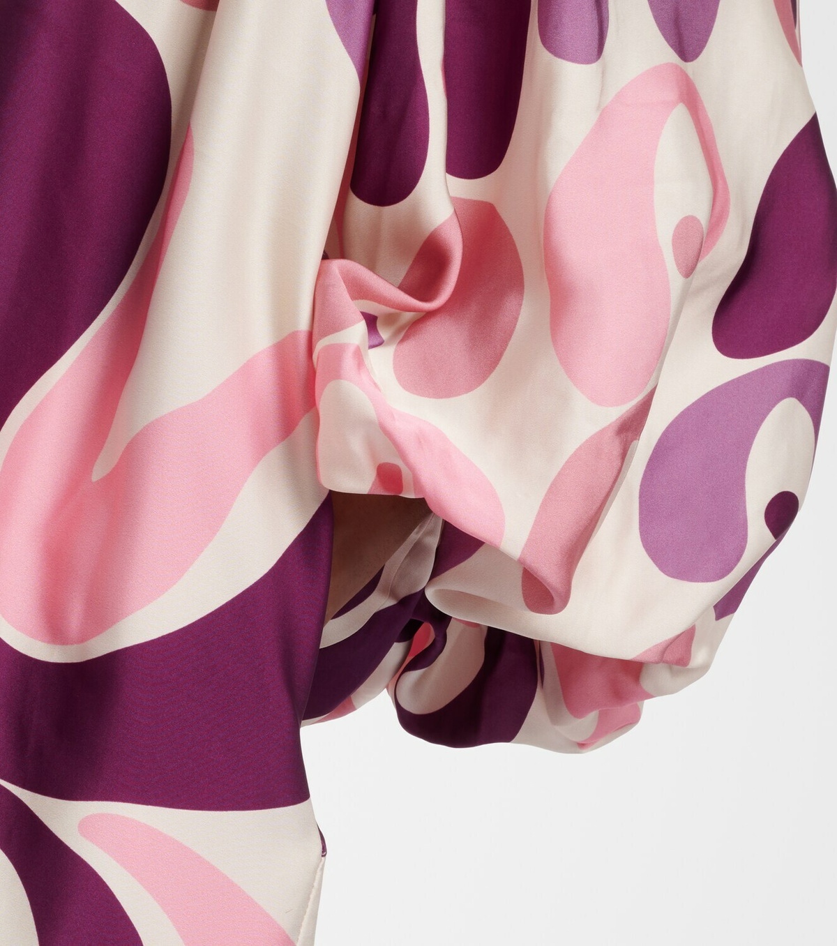 Adriana Degreas Printed satin minidress