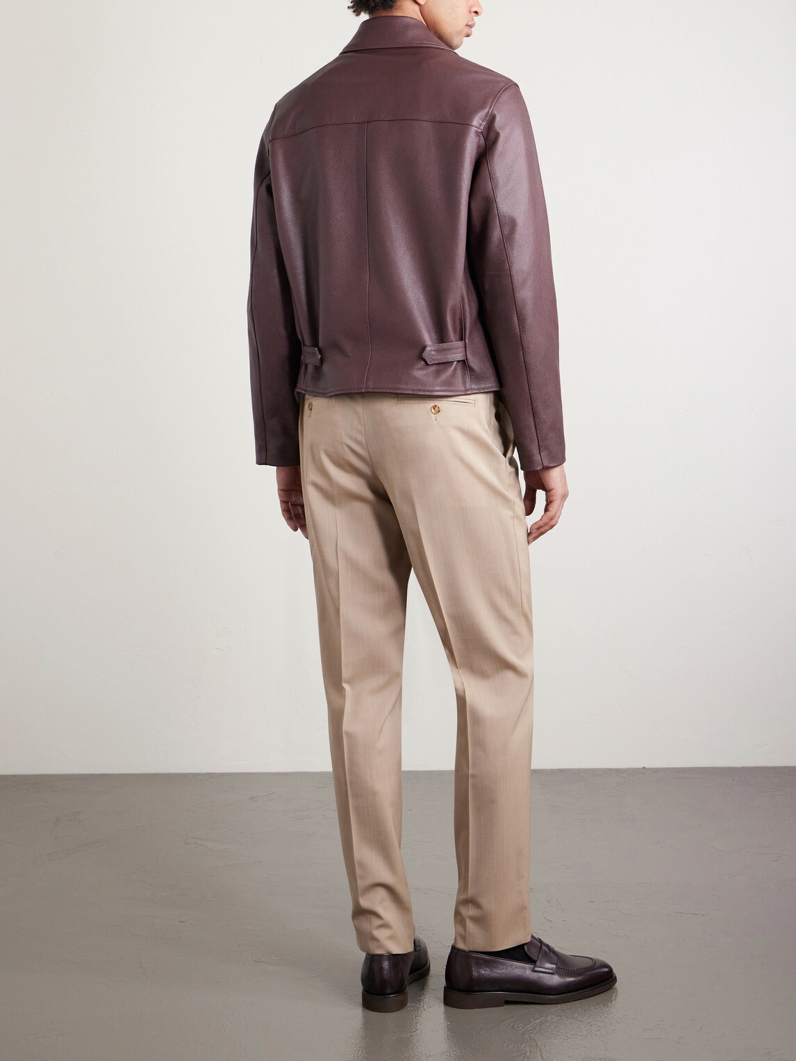 Lardini - Pawoody Full-Grain Leather Jacket - Brown