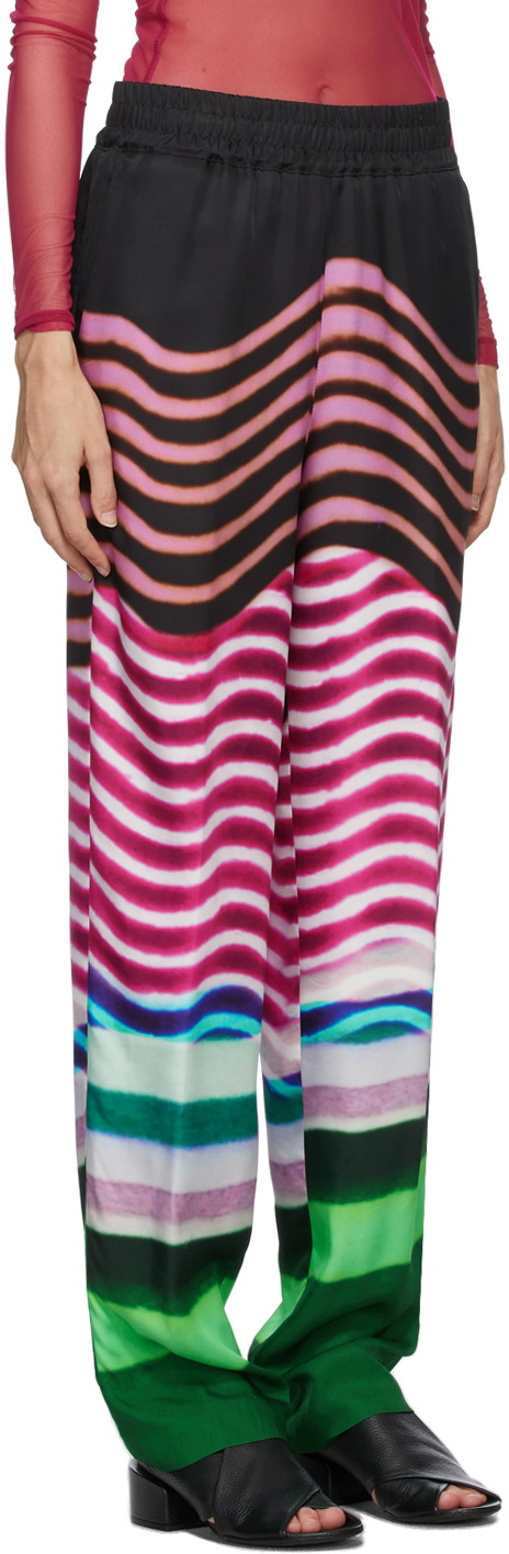 Dries Van Noten Multicolor Len Lye Edition Print Trousers