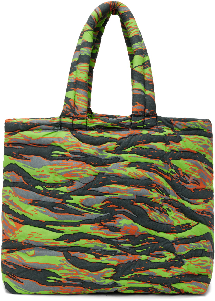 ERL Green Medium Camo Tote