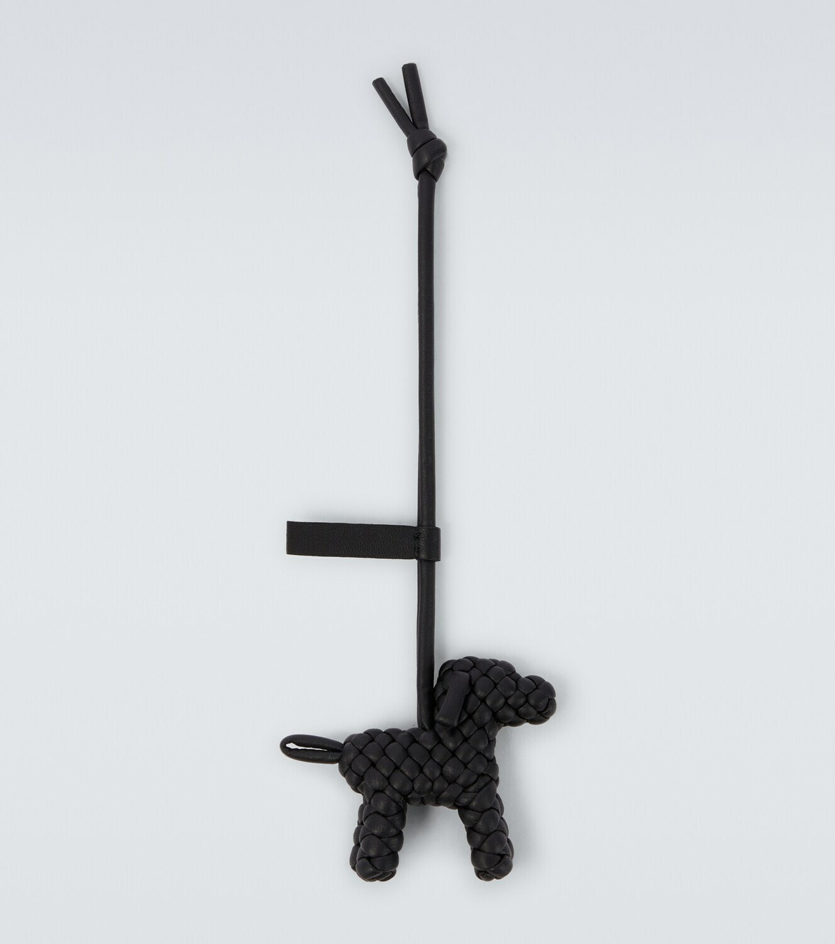 Bottega Veneta Woven leather bag charm