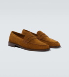 Manolo Blahnik Perry suede loafers
