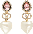 Valentino Garavani VLogo Signature Faux-Pearl Earrings