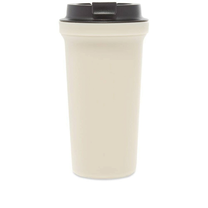 Photo: Rivers Wallmug Bearl Solid Double Walled Reusable Coffee Cup in Beige 400ml