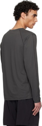 Reigning Champ Gray Lightweight Cordura Training Long Sleeve T-shirt