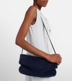 Aesther Ekme Nina Small suede clutch