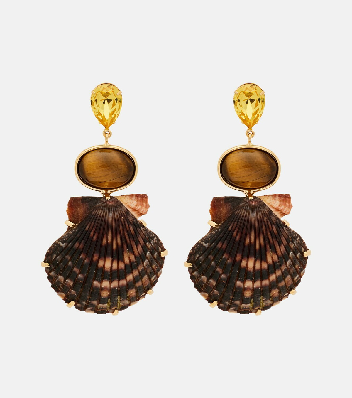 Jennifer Behr Augustine crystal-embellished drop earrings