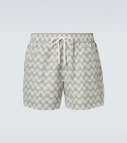 Frescobol Carioca Rio printed swim trunks