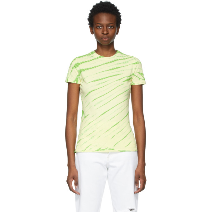 Proenza Schouler Yellow Tie Dye T Shirt Proenza Schouler