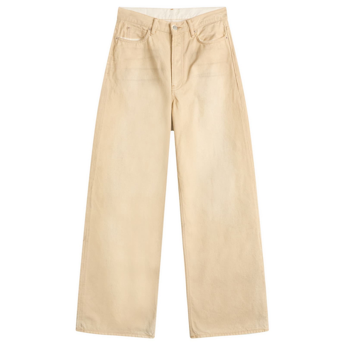 Acne Studios Palma Patch Canvas Work Pants in Toffee Brown