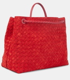 Bottega Veneta Andiamo Intrecciato Large suede tote bag