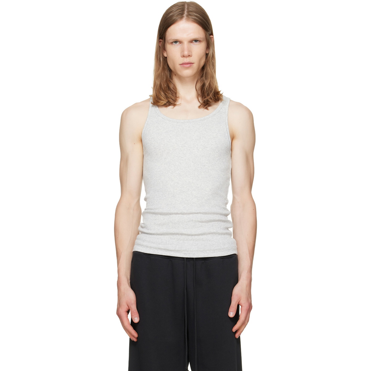 SKIMS Three-Pack Multicolor SKIMS Cotton Rib Tank Tops