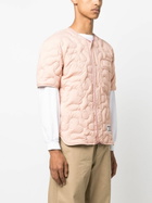 Moncler Genius X Salehe Bembury Pink Quilted Shirt Jacket