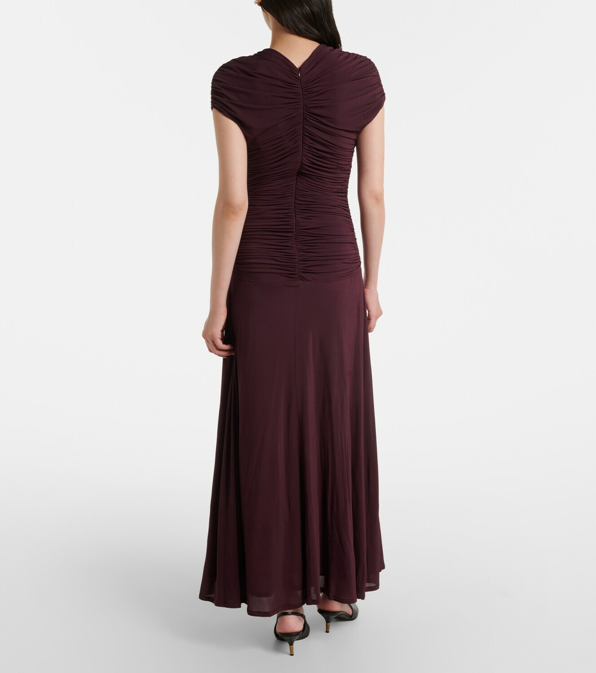 Tove Avita ruched jersey maxi dress