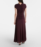 Tove Avita ruched jersey maxi dress