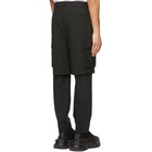 Juun.J Black Layered Cargo Pants