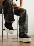 DRKSHDW by Rick Owens - Mega Bumper Quilted Brushed-Cotton Boots - Black