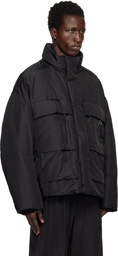 WOOYOUNGMI Black Goose Down Jacket