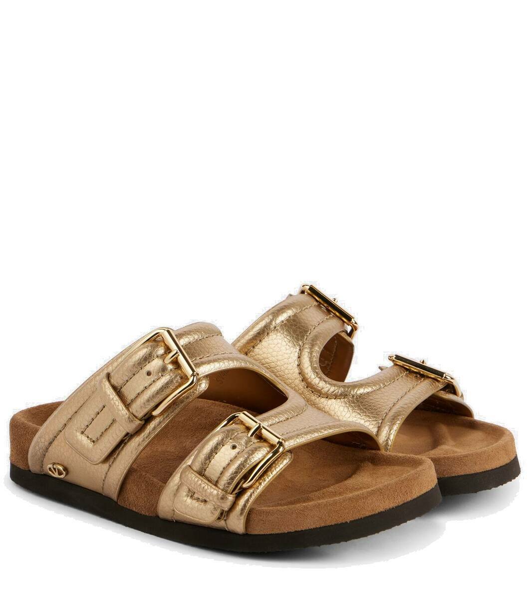 ヴァレンティノ Valentino Garavani Fussfriend Slide Sandals Valentino Garavani Fussfriend Slide Sandals | Saks Fifth Avenue