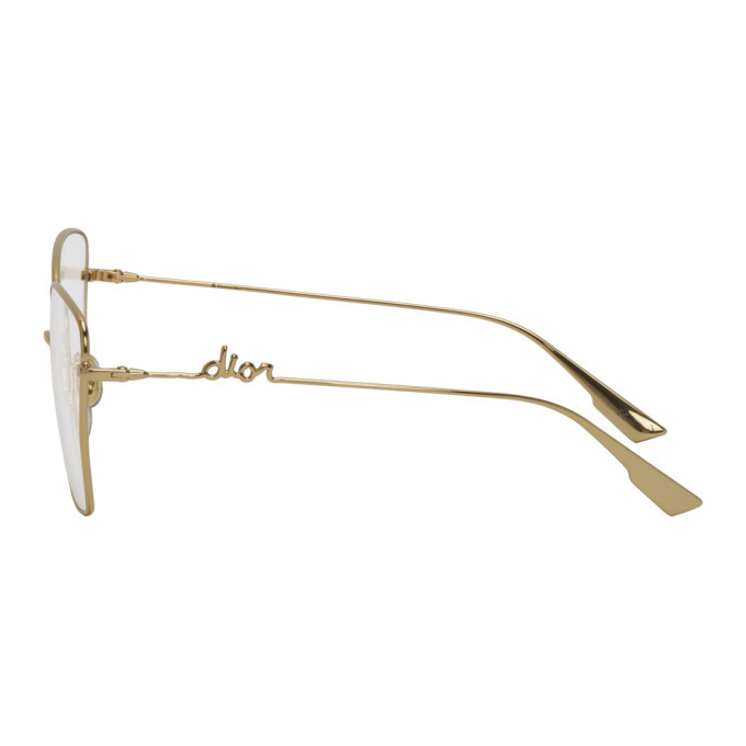 dior gold glasses