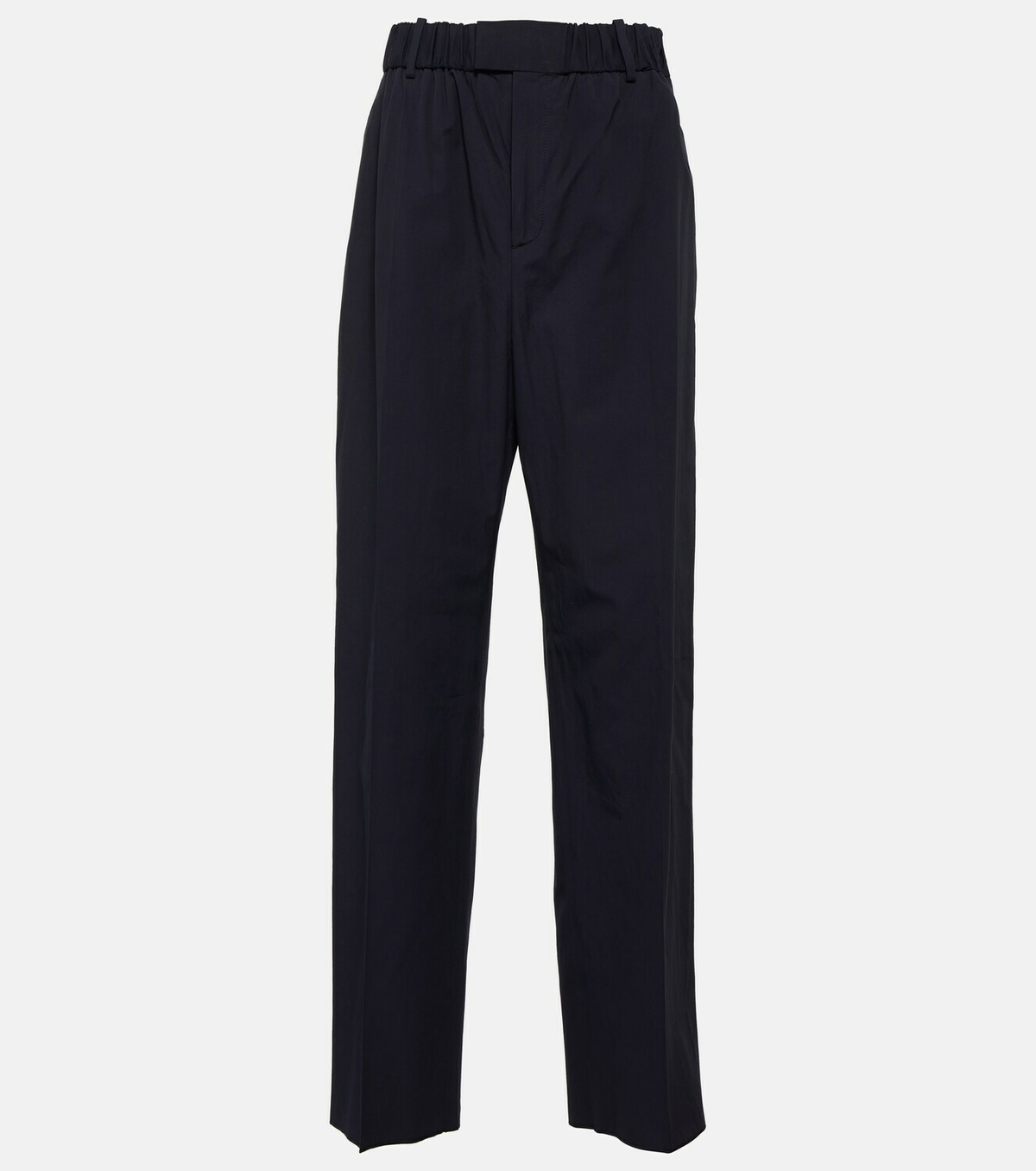 パンツ Bottega Veneta Cotton Blend Wide Leg Pants With Insignas Bottega Veneta COTTON BLEND WIDE LEG PANTS WITH INSIGNAS