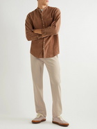 Massimo Alba - Straight-Leg Stretch-Cotton Gabardine Trousers - Neutrals