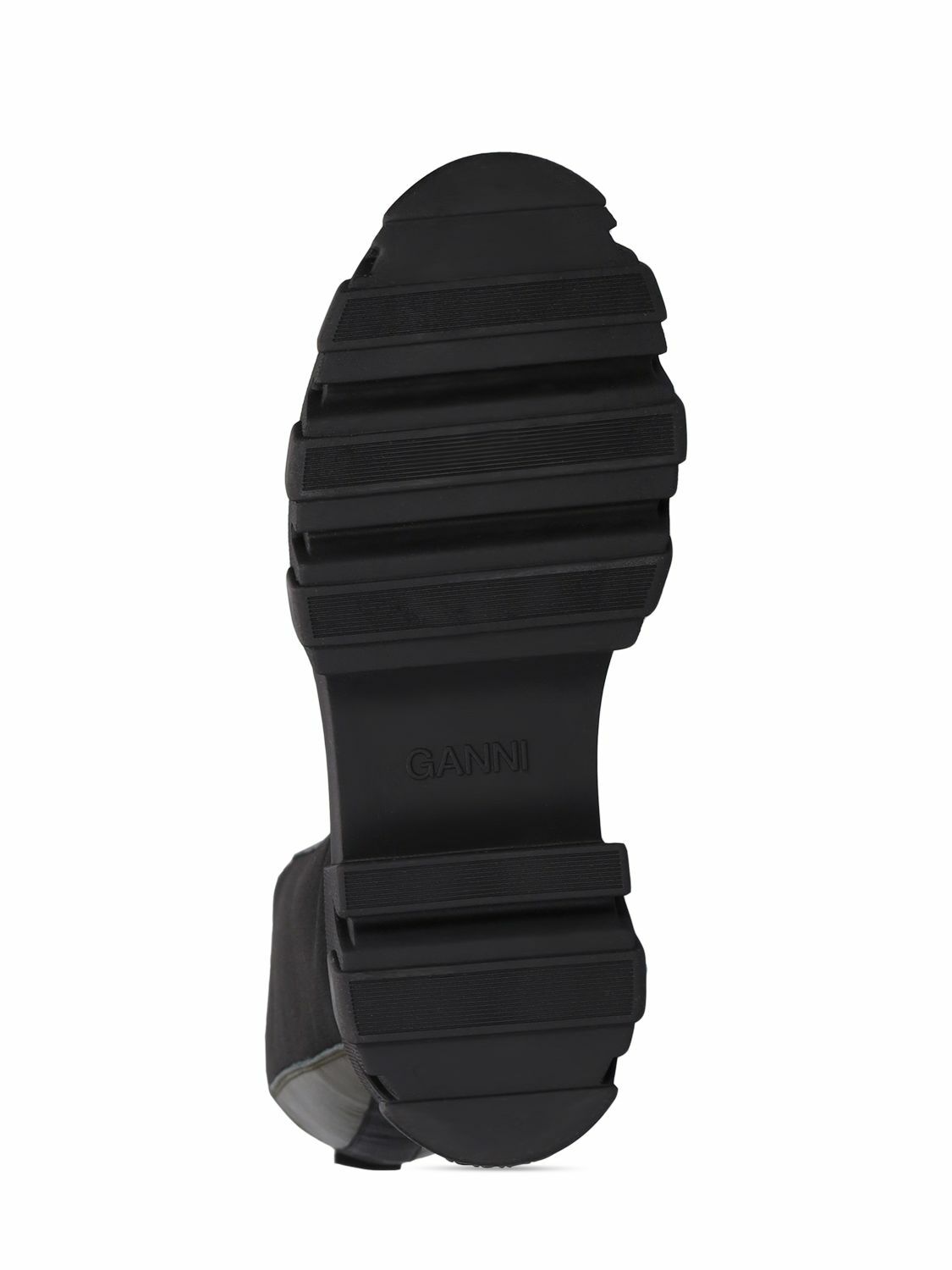 GANNI - 50mm Leather Tall Boots GANNI