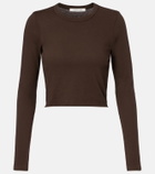 Slvrlake Baby cropped cotton jersey T-shirt