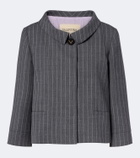 Valentino Pinstripe virgin wool jacket