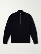 Barena - Merino Wool Half-Zip Sweater - Blue